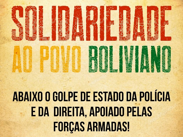 Solidariedade ao povo da Bolívia 1