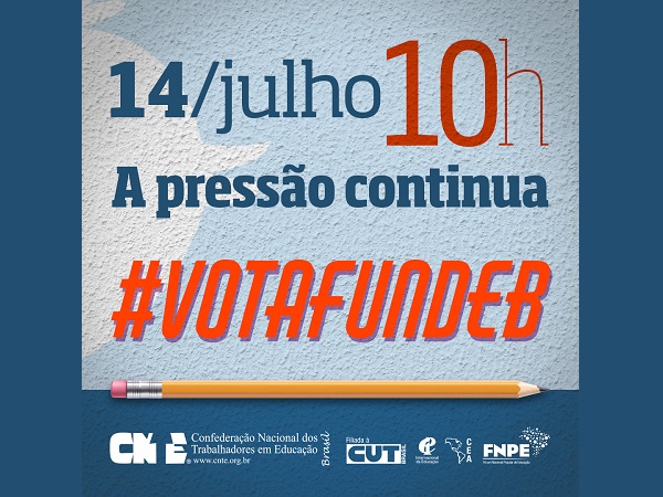 Participe do tuitaço #VotaFundeb nesta terça (14) 1